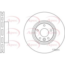 Brake Disc APEC DSK3182 OE Ref T4N1799