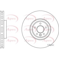 Brake Disc APEC DSK3184 OE Ref T4N1803