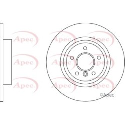 Brake Disc APEC DSK3185 OE Ref T4N1742