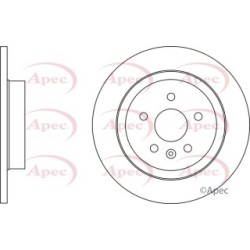 Brake Disc APEC DSK3193 OE Ref 13509120