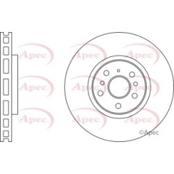 Brake Disc APEC DSK3196 OE Ref 1664210612