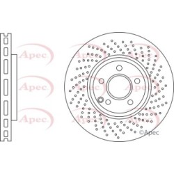Brake Disc APEC DSK3204 OE Ref 2184210312 APEC