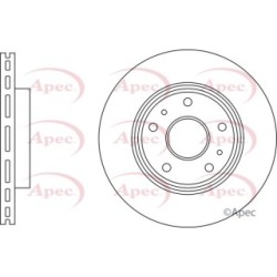 Brake Disc APEC DSK3207 OE Ref 5531180J02
