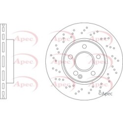 Brake Disc APEC DSK3209 OE Ref A2464212512
