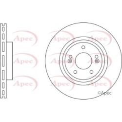 Brake Disc APEC DSK3212 OE Ref 517122W700