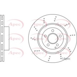 Brake Disc APEC DSK3213 OE Ref 0004211512