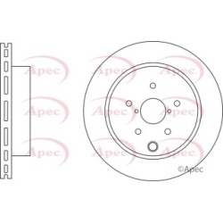 Brake Disc APEC DSK3224 OE Ref 26700FG010