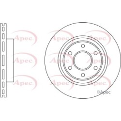 Brake Disc APEC DSK3225 OE Ref 40206JR70B