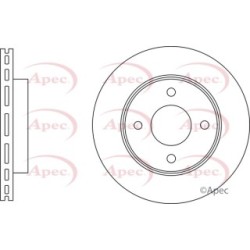 Brake Disc APEC DSK3226 OE Ref 40206CT40A