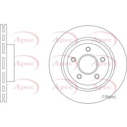 Brake Disc APEC DSK3228 OE Ref 432066RA0A