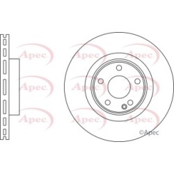 Brake Disc APEC DSK3229 OE Ref A2464212612