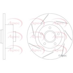 Brake Disc APEC DSK3234 OE Ref 432020020R