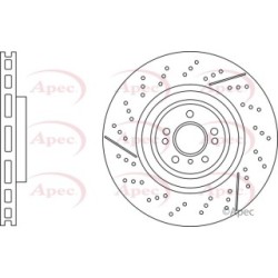 Brake Disc APEC DSK3239 OE Ref A1664210512