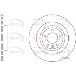 Brake Disc APEC DSK3244 OE Ref LR099036