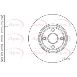 Brake Disc APEC DSK3245 OE Ref N25133251