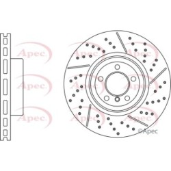 Brake Disc APEC DSK3248 OE Ref 34206797600