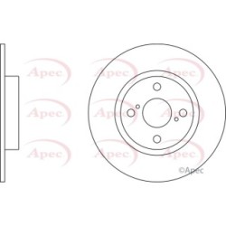 Brake Disc APEC DSK325 OE Ref 4243112170