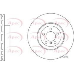 Brake Disc APEC DSK3253 OE Ref 34206894382