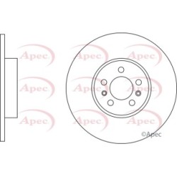Brake Disc APEC DSK3259 OE Ref 1610761980