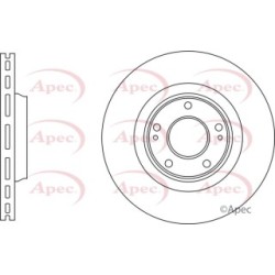 Brake Disc APEC DSK3267 OE Ref 51712C2000