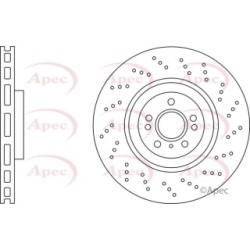 Brake Disc APEC DSK3276 OE Ref 1664210912