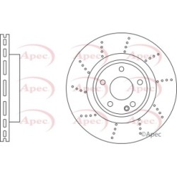 Brake Disc APEC DSK3280 OE Ref A2464212712