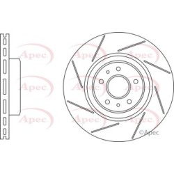 Brake Disc APEC DSK3287 OE Ref 402060019R APEC