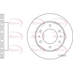 Brake Disc APEC DSK3288 OE Ref 4615A203