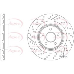 Brake Disc APEC DSK3296 OE Ref 1714230212