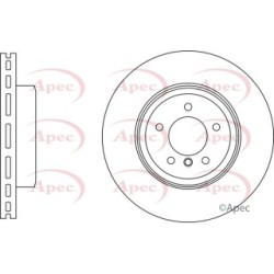 Brake Disc APEC DSK3301 OE Ref 34116782593 APEC