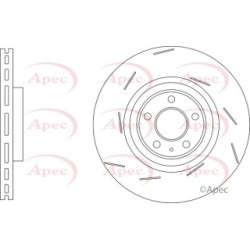 Brake Disc APEC DSK3303 OE Ref 95B615302F