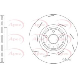 Brake Disc APEC DSK3304 OE Ref 95B615301G