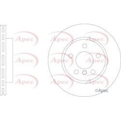 Brake Disc APEC DSK3308 OE Ref 34116866293