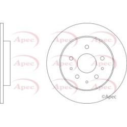 Brake Disc APEC DSK3309 OE Ref MAZ158 APEC