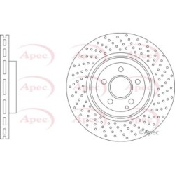 Brake Disc APEC DSK3310 OE Ref A2184210412