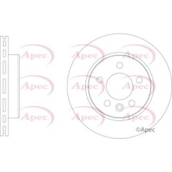 Brake Disc APEC DSK3311 OE Ref 2N0615601