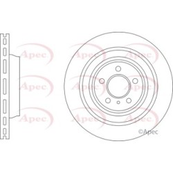 Brake Disc APEC DSK3313 OE Ref 1664230700