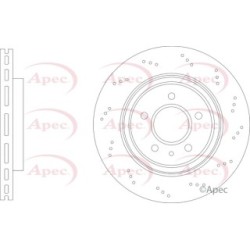 Brake Disc APEC DSK3314 OE Ref 569094