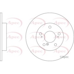 Brake Disc APEC DSK3316 OE Ref 42510TV8E00