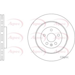 Brake Disc APEC DSK3322 OE Ref 31687441