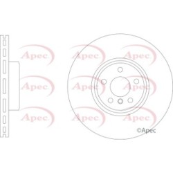 Brake Disc APEC DSK3326 OE Ref 34107915321