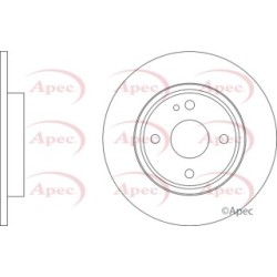Brake Disc APEC DSK3327 OE Ref N24326251