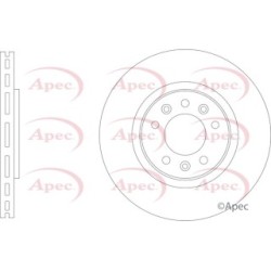 Brake Disc APEC DSK3335 OE Ref 1616394580 APEC