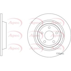Brake Disc APEC DSK3337 OE Ref 2210993