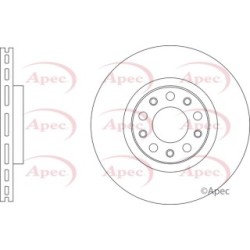 Brake Disc APEC DSK3338 OE Ref 50532930