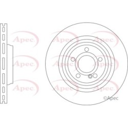 Brake Disc APEC DSK3342 OE Ref A0004231412 APEC