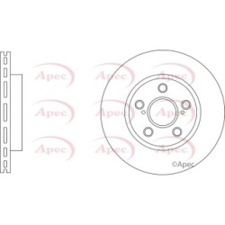Brake Disc APEC DSK3367 OE Ref 4351247060