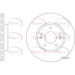 Brake Disc APEC DSK3371 OE Ref 51712G4000