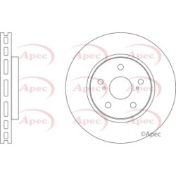 Brake Disc APEC DSK3373 OE Ref 43512F4010