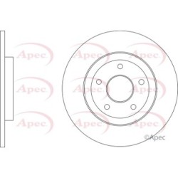 Brake Disc APEC DSK3375 OE Ref 4779713AA